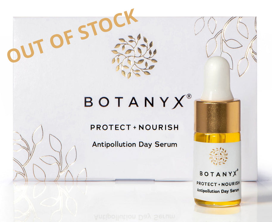 BOTANYX Antipollution Day Serum with packaging on a white background.