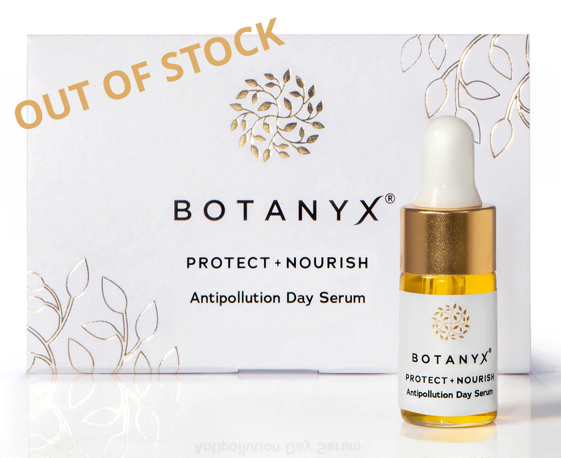 BOTANYX Antipollution Day Serum with packaging on a white background.