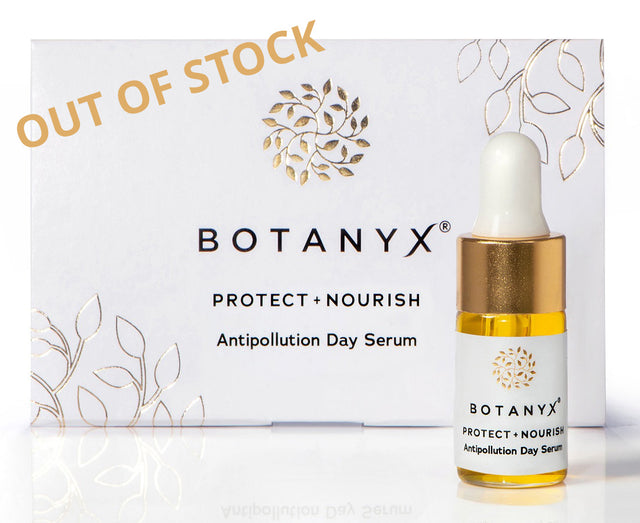 BOTANYX Antipollution Day Serum with packaging on a white background.